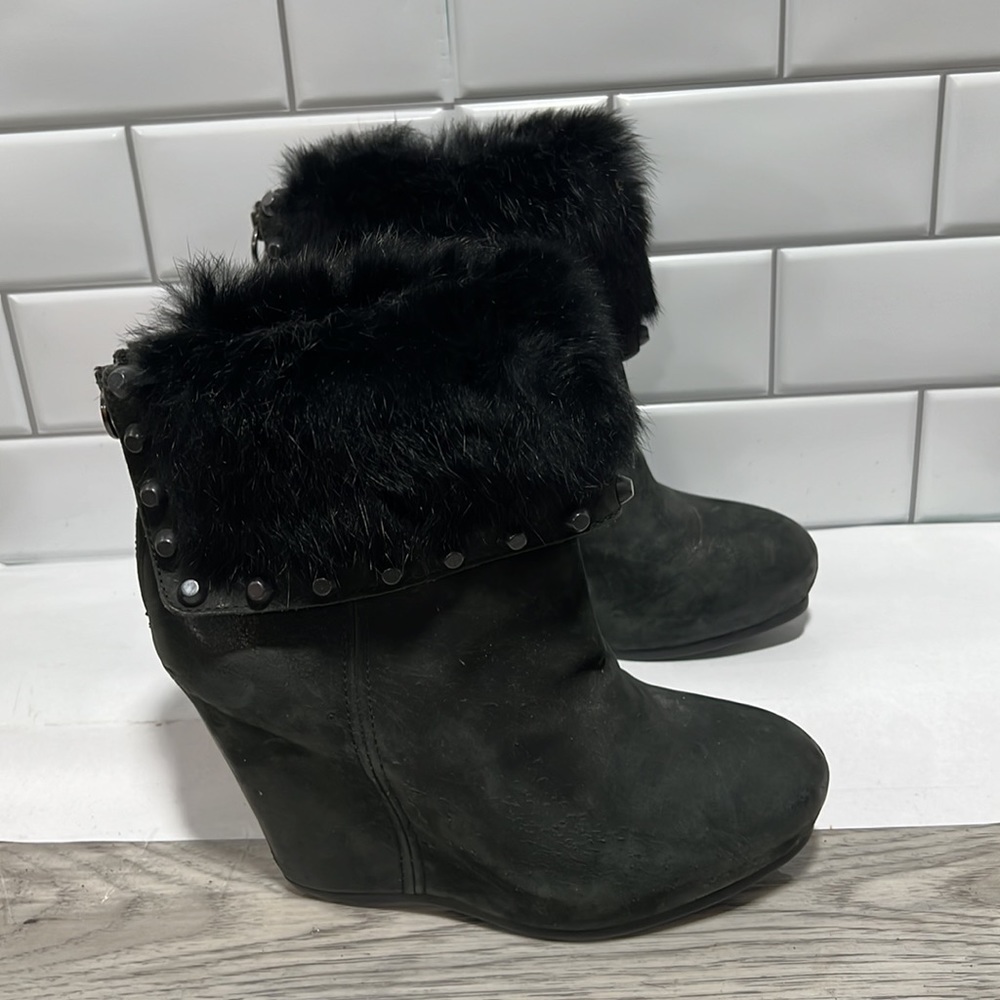 Ash Uranus wedged heel ankle boots sz.37.5 - Picture 2 of 11